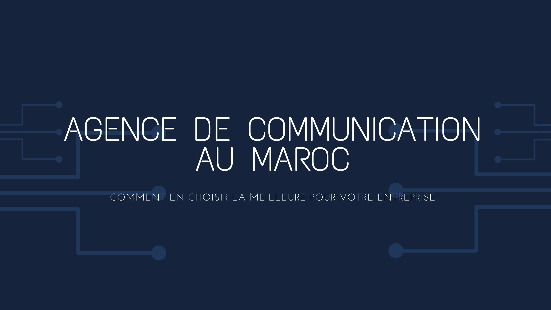 agence web maroc, agence de communication Maroc